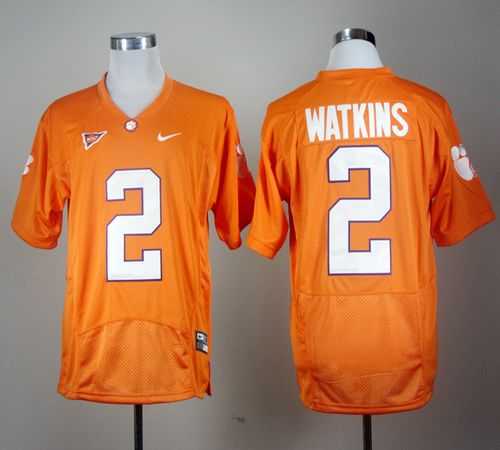 Clemson Tigers #2 Sammy Watkins Orange Pro Combat Stitched NCAA Jersey